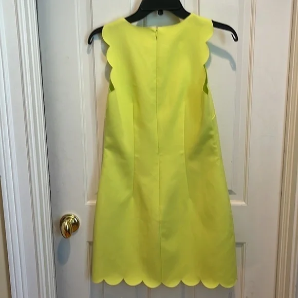 J.Crew yellow greenish dress - Picture 3 of 10